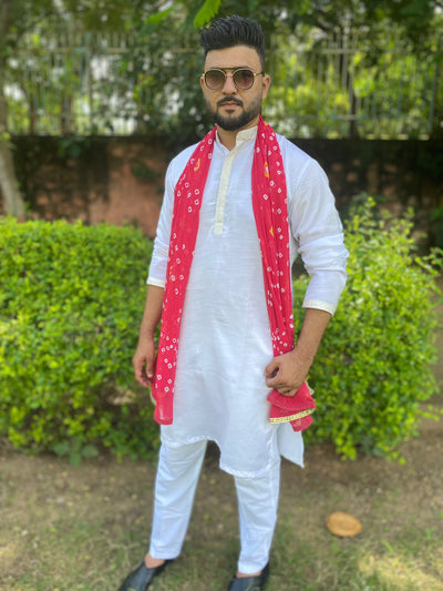 Classic White Kurta - Vachan