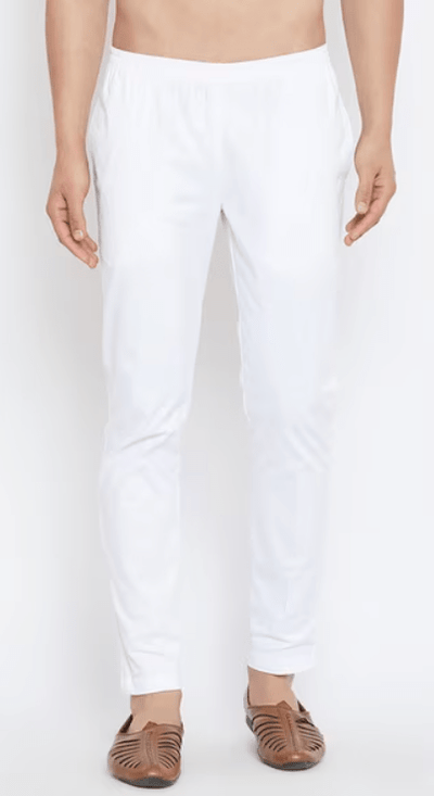 Classic White Pyjama for Kurta - Vachan